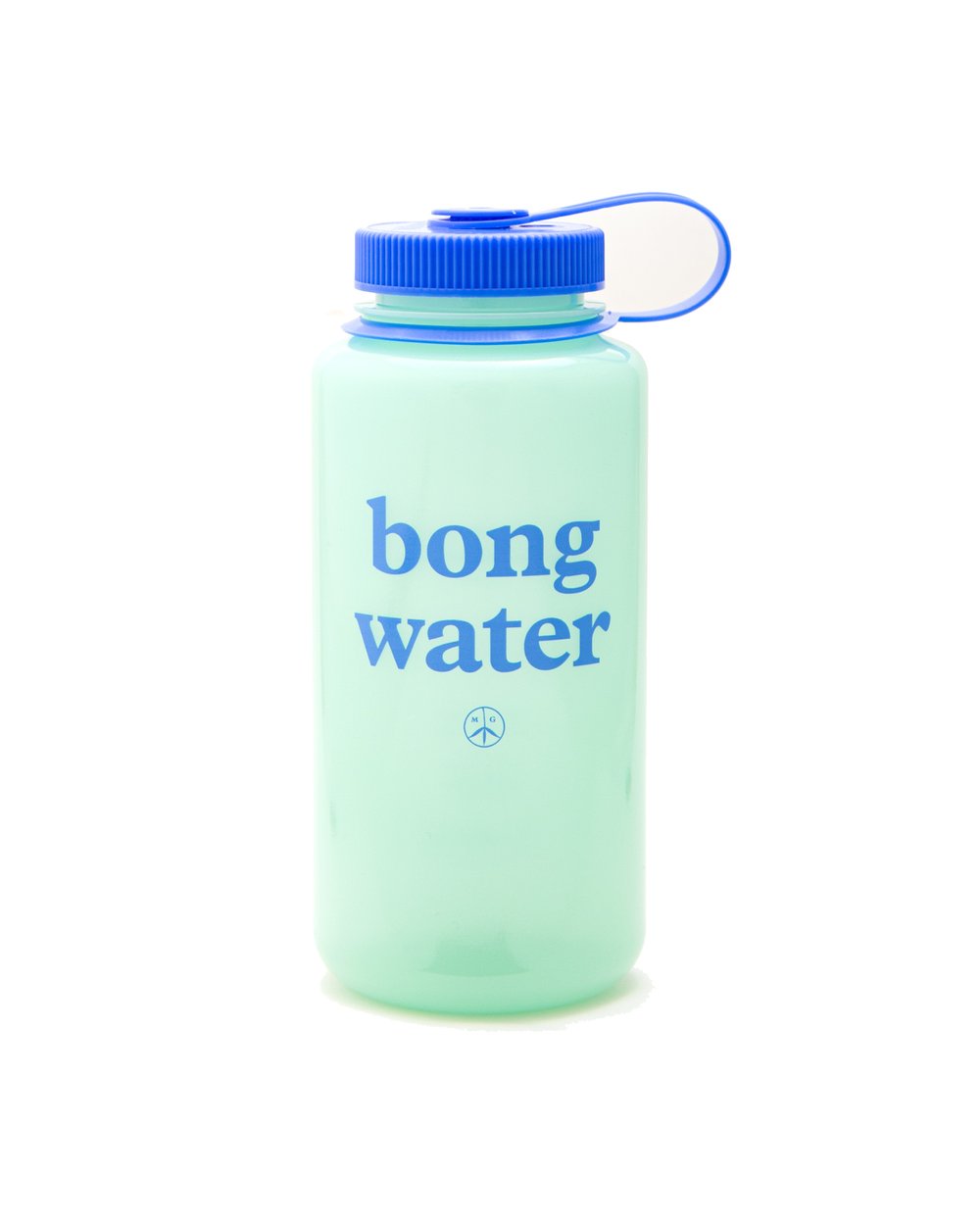 Bong Water Nalgene - Wide Mouth Hardshell 32oz - Glow Green